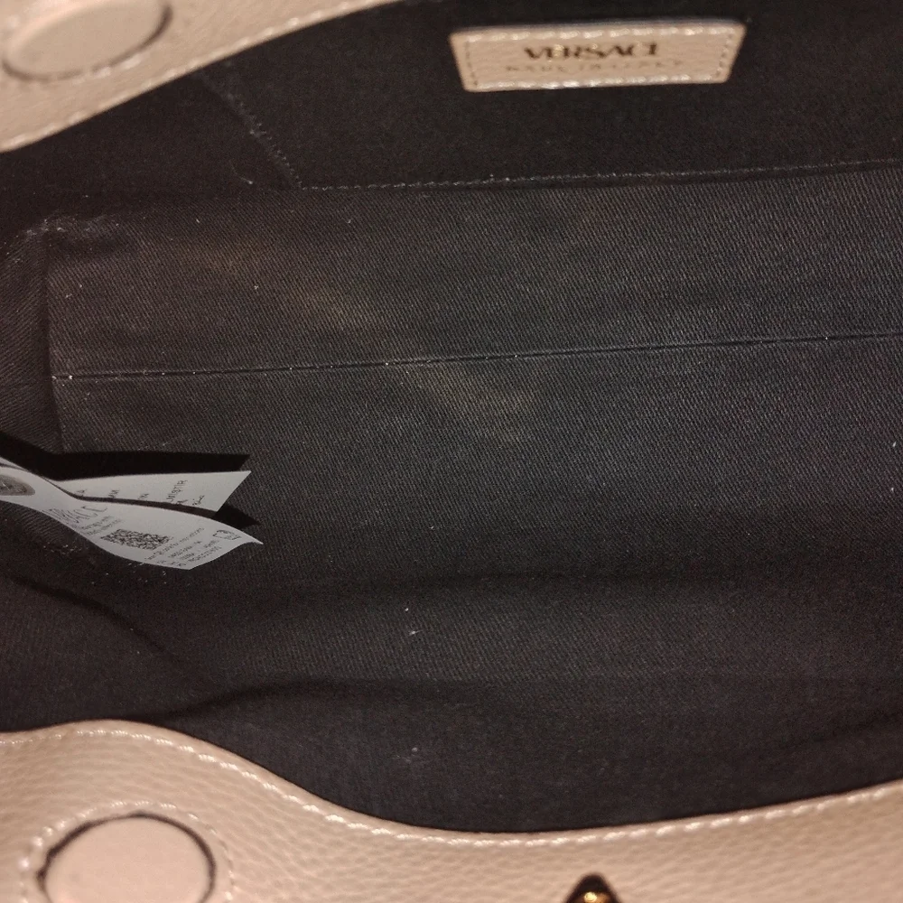 VERSACE Virtus Hobo Handbag/Crossbody w/Branded Dust Bag, NWOT - Picture 16 of 17